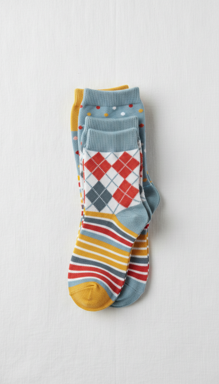 Patterned Family Socks Trio Pack